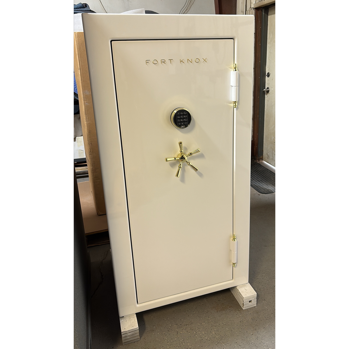 Fort Knox Marquise 6031 Jewelry / Home Safe | White Gloss