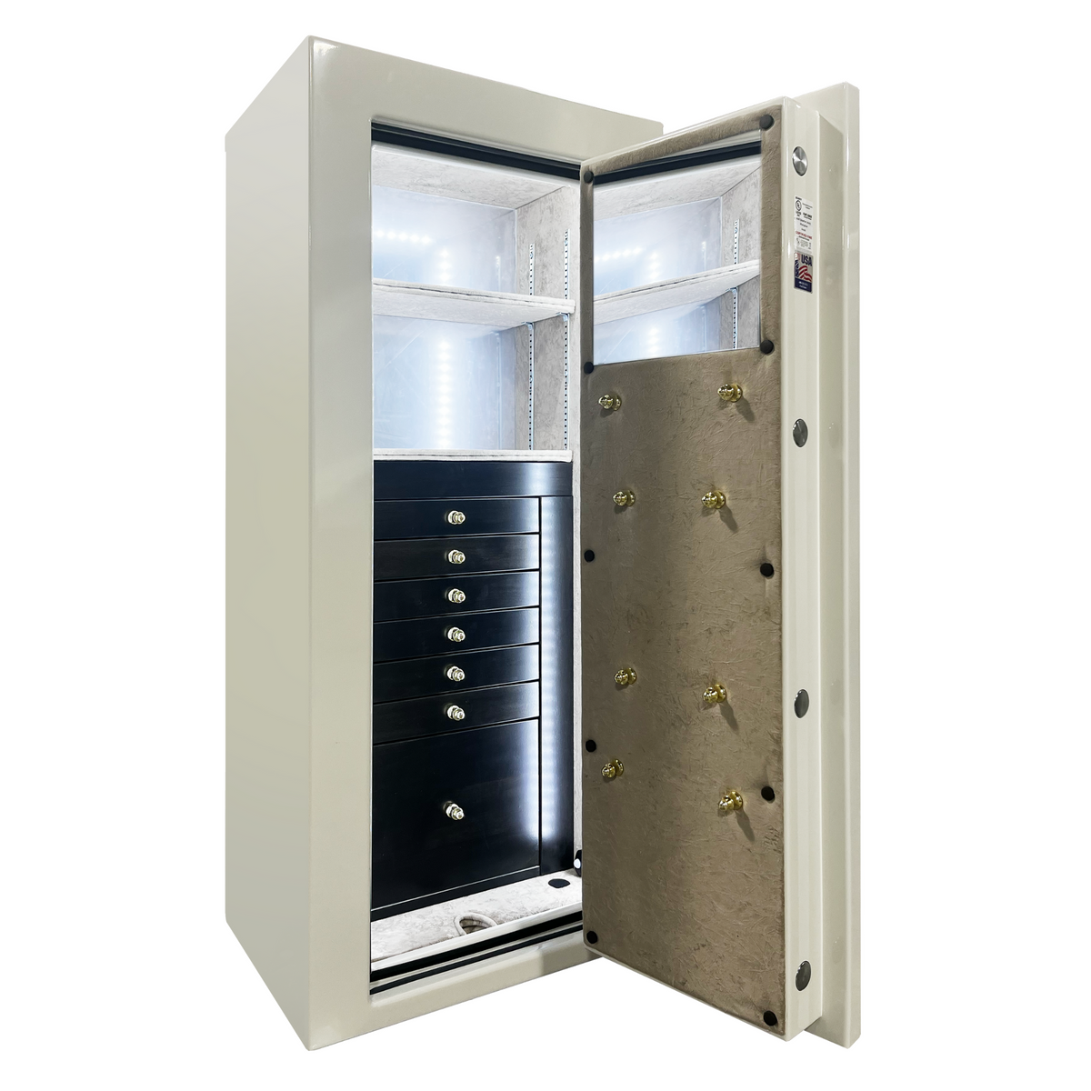 Fort Knox Maverick 6026 Jewelry Safe | Brilliant White Gloss