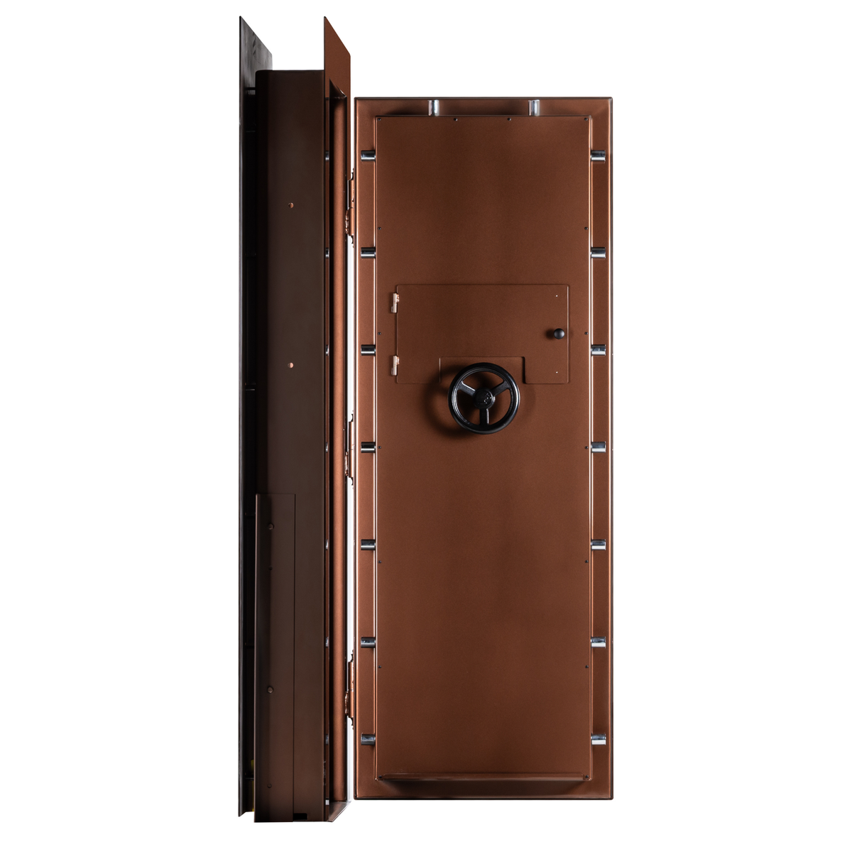 VD8030GL OUTSWING BRONZE - SIDE VIEW - OPEN