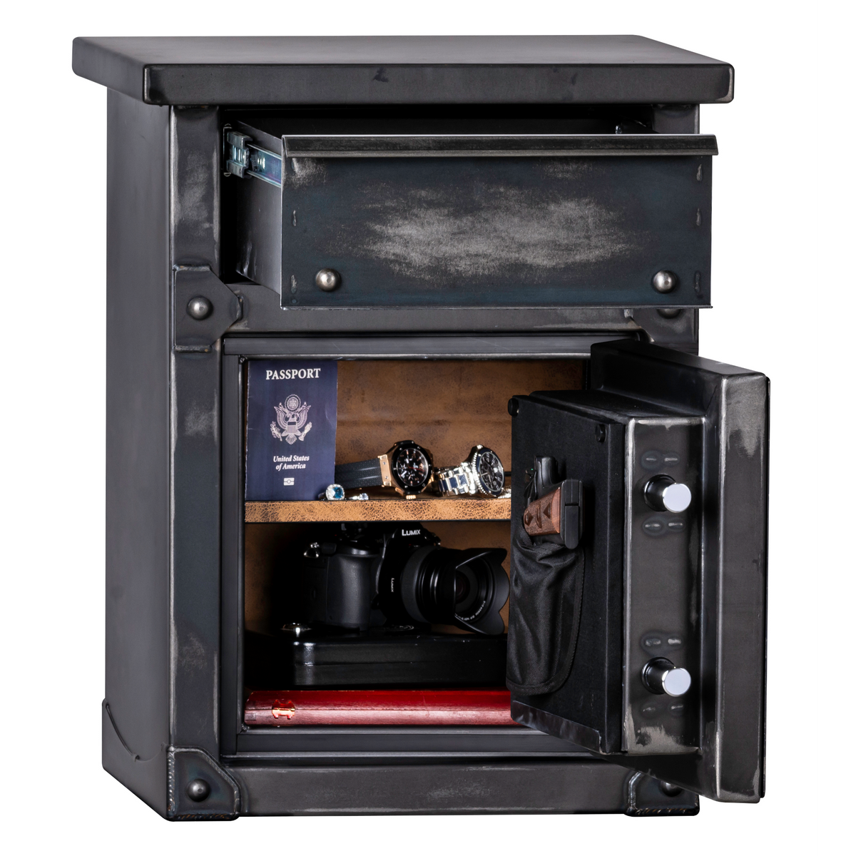 Longhorn LNS2618 Door Open at 90 Degrees & Top Drawer Open