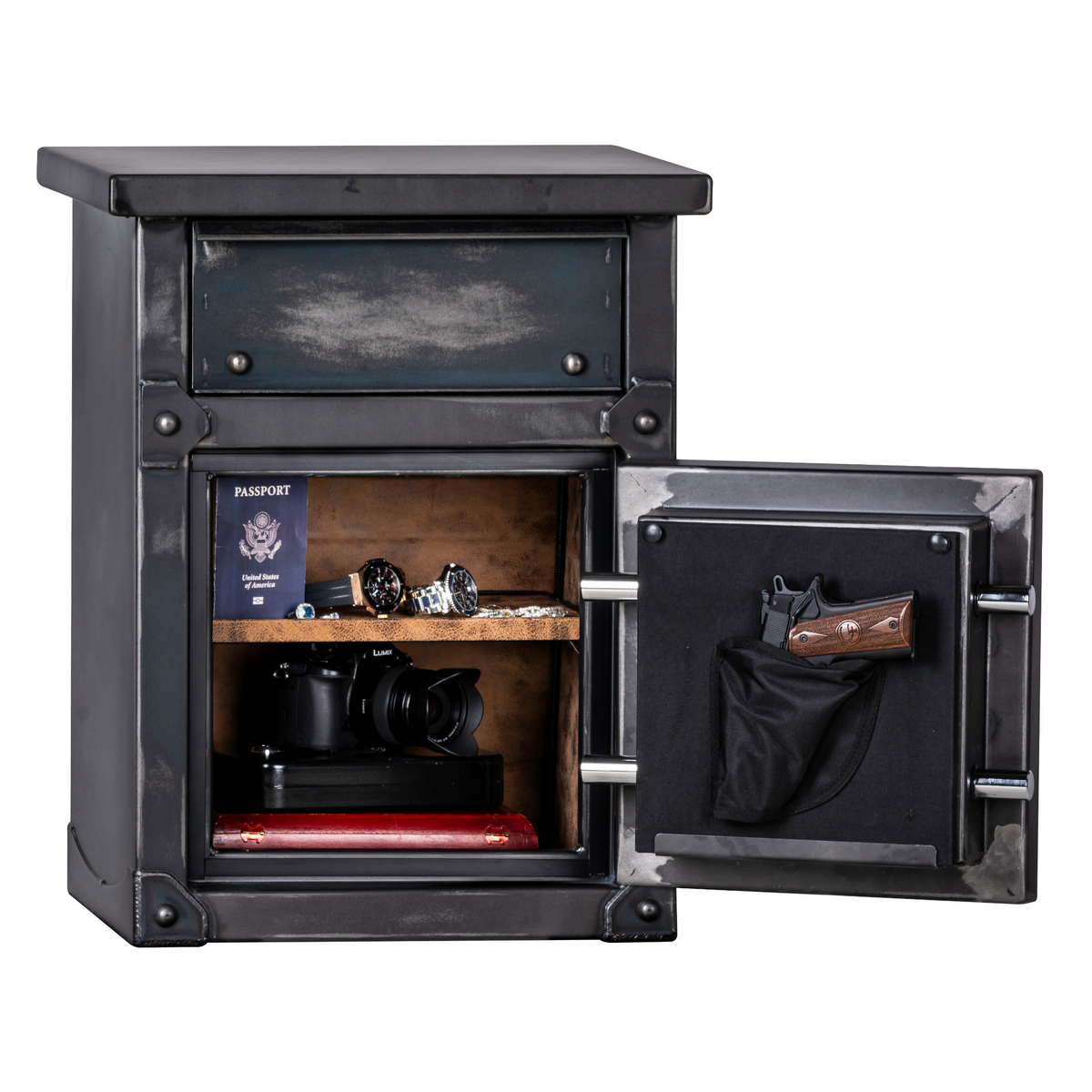 Longhorn LNS2618 Door Open at Full Swing & Drawer Closed