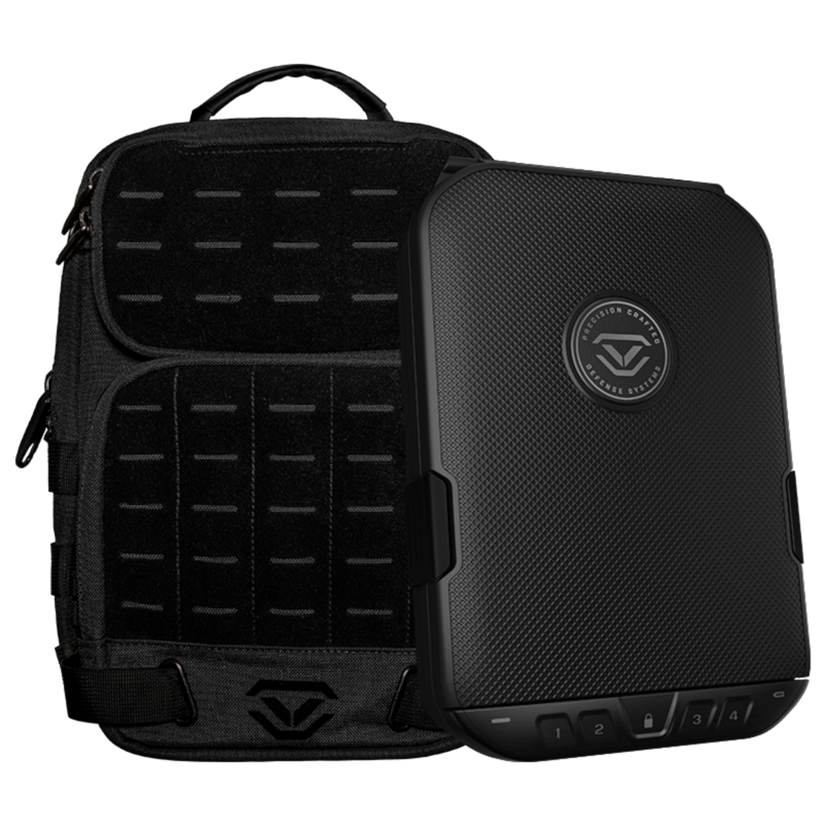 TPS20-BK Closed Next to Tactical Bag