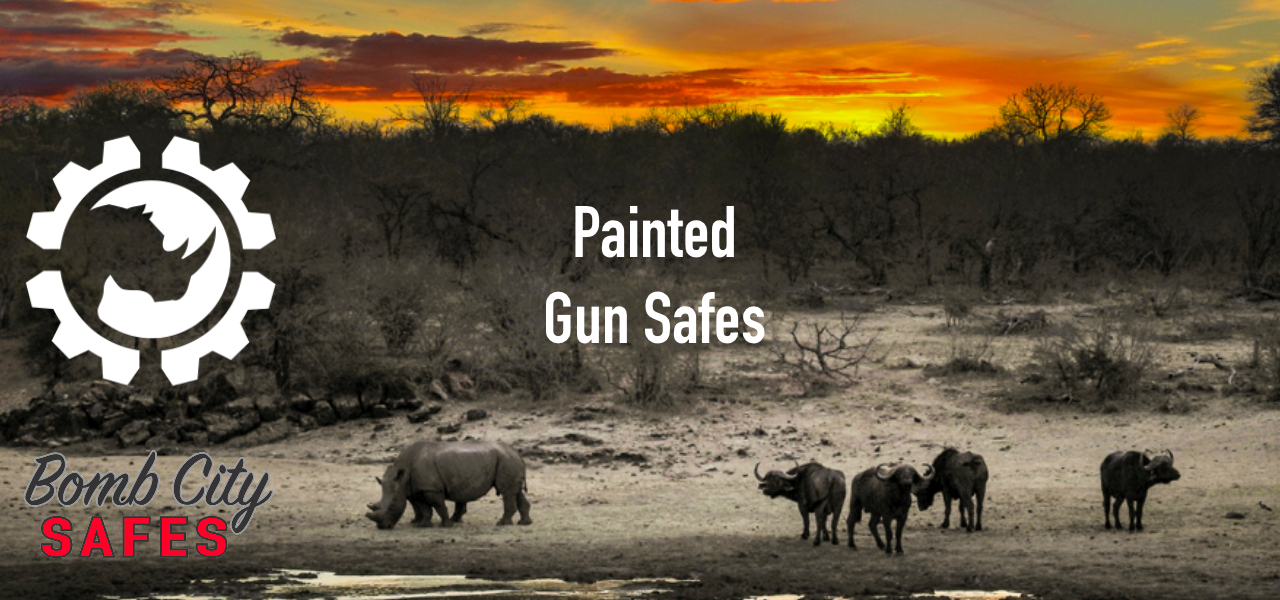 Rhino Painted Gun Safes