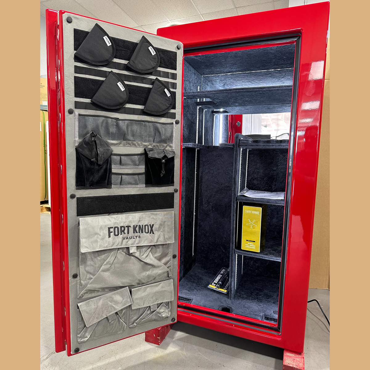 Fort Knox Defender 6031 Safe | Flame Red Gloss