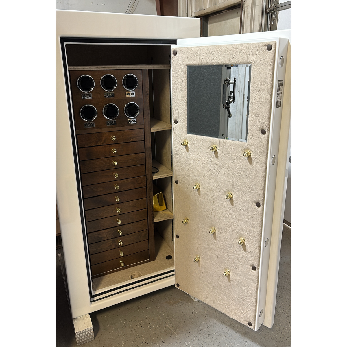 Fort Knox Marquise 6031 Jewelry / Home Safe | White Gloss