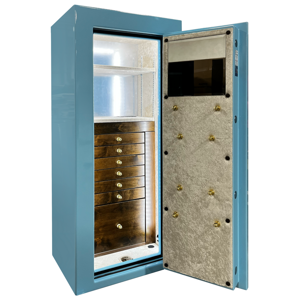 Fort Knox Maverick 6026 Sky Blue Jewelry Safe