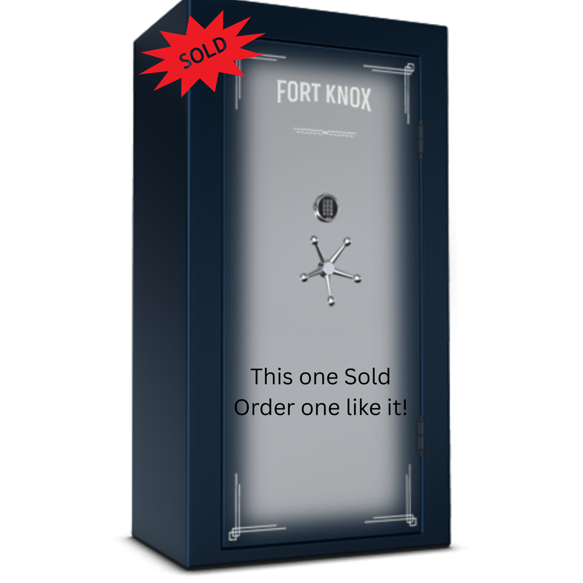 Fort Knox | Protector Safe 7241 | 2-Tone Fade Midnight Blue/Platinum Gloss