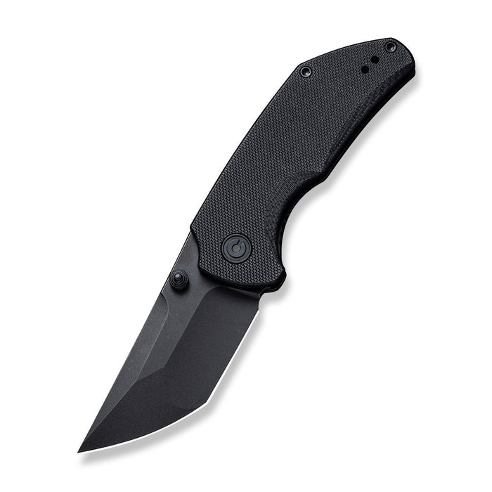 CIVIVI Thug 2 | Black G10 Handle Black Stonewashed Nitro-V Blade Liner Lock