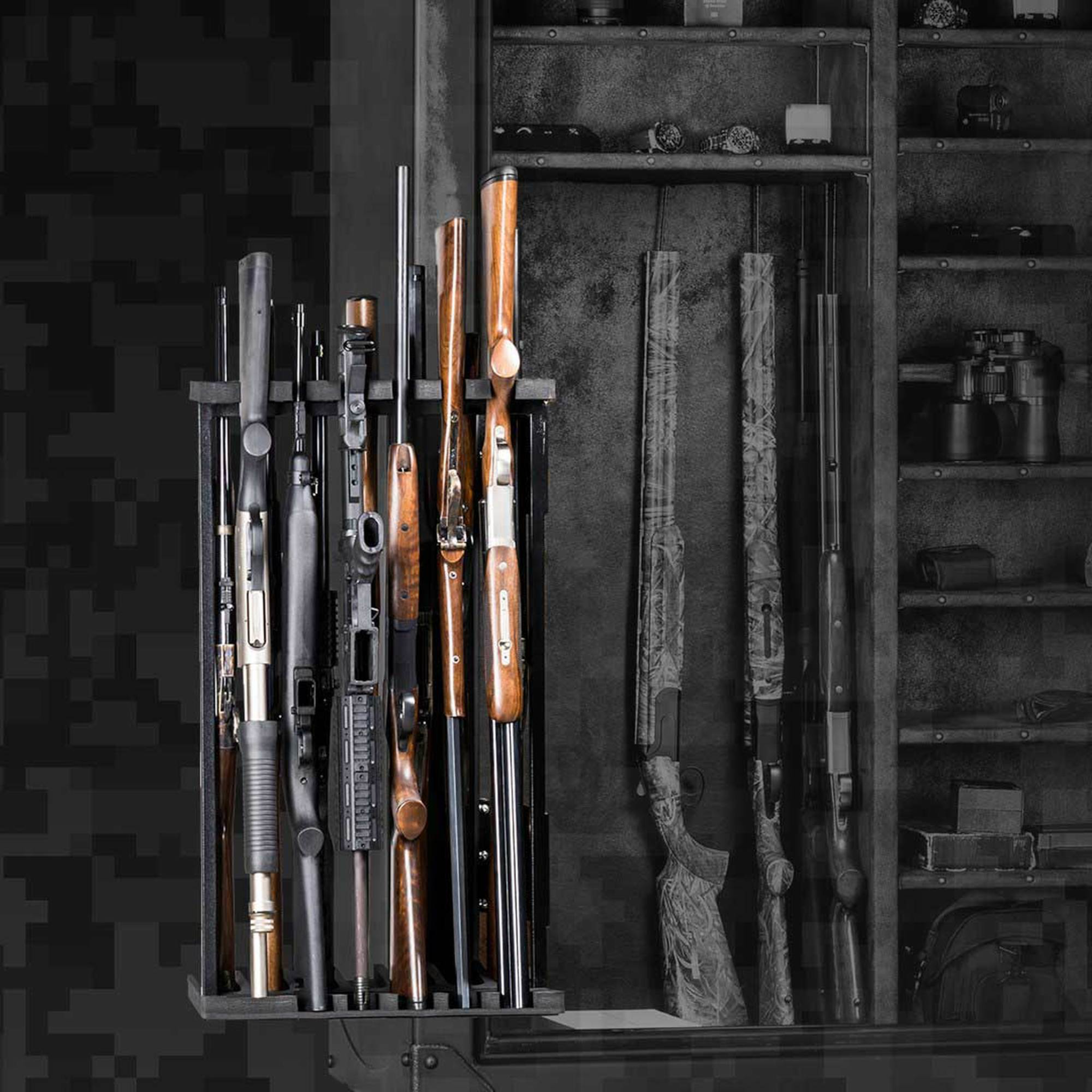 Sor Rack Swing Out Gun Rack System - 13 gun (SOR13) - Bomb City Safes