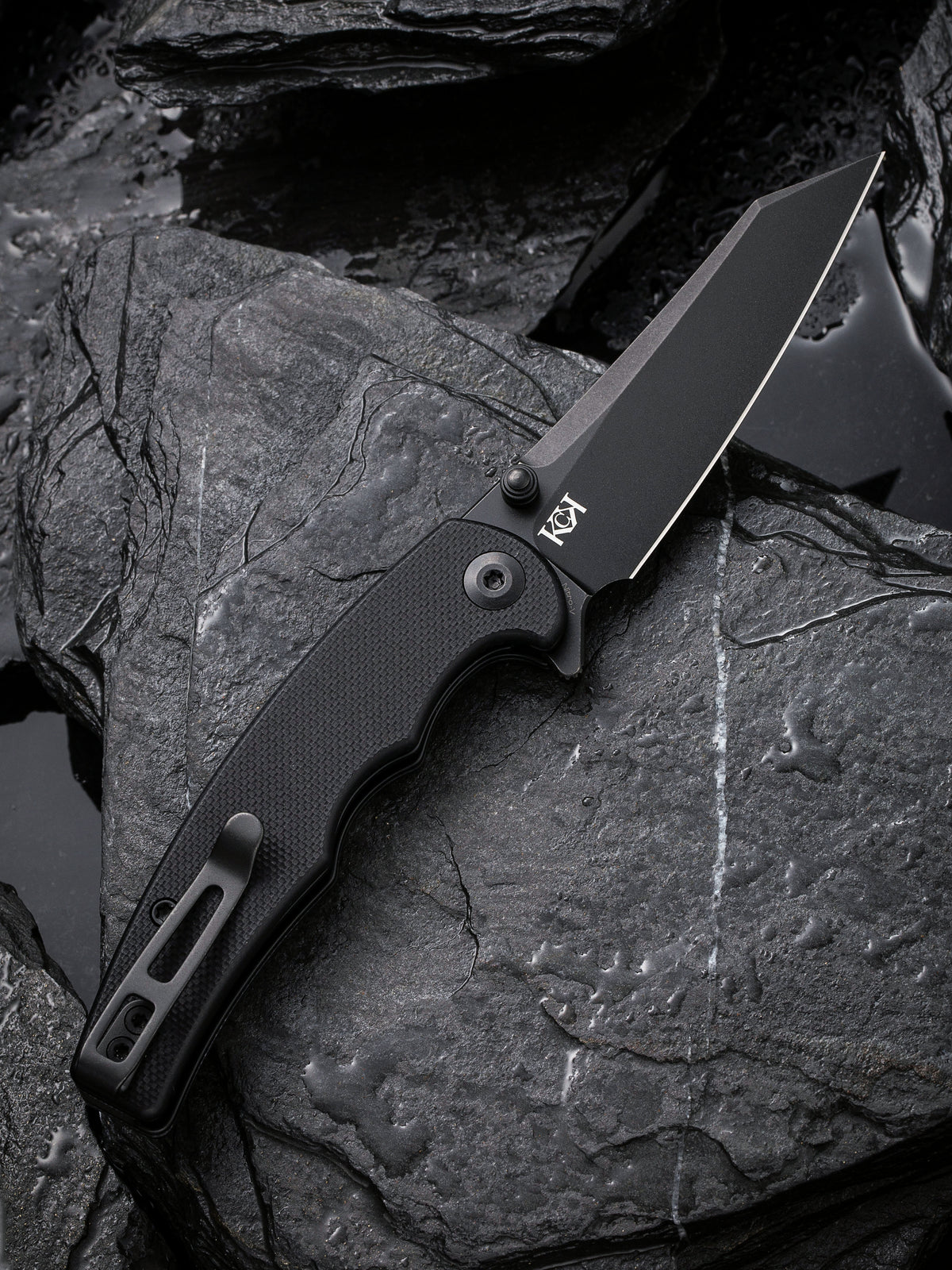 CIVIVI P87 Folder | Black G10 Handle Black Stonewashed Nitro-V Blade Liner Lock
