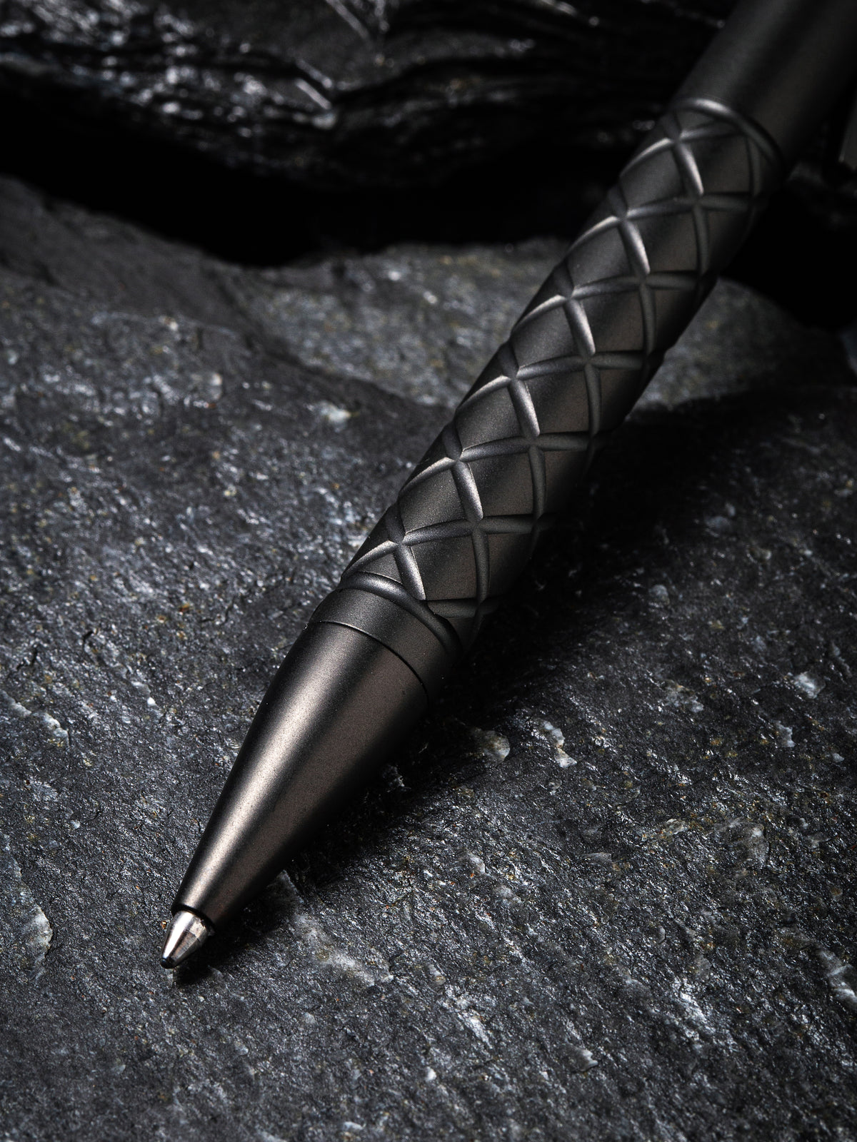 CIVIVI Coronet | Black Titanium Pen w/ a Spinner Bearing on Top